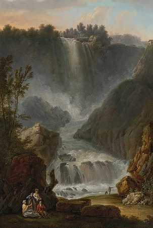 克劳德·路易·夏泰莱（Claude Louis Châtelet）的《特尼附近的马尔莫尔瀑布》（Cascade Del Marmore Near Terni）