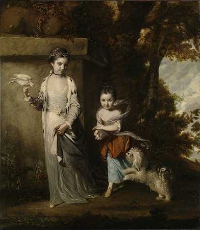 约书亚·雷诺兹爵士《阿玛贝尔和玛丽·杰米玛·约克女士肖像》
