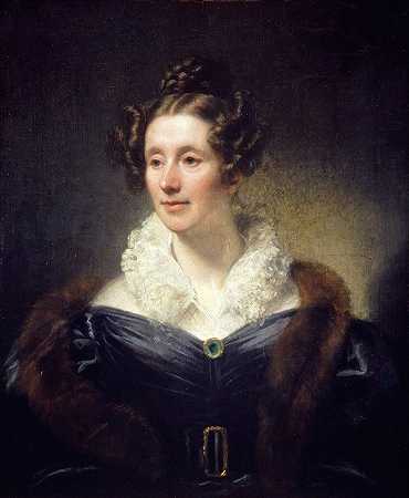 “玛丽·费尔法克斯，威廉·萨默维尔夫人，1780-1872年。托马斯·菲利普斯的科学作家
