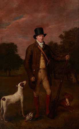 托马斯·阿罗史密斯的《亨利·霍斯特·亨利（1766-1833）与狗的肖像》