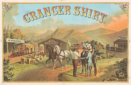 “Granger衬衫，由The Graphic Co.Lith设计。
