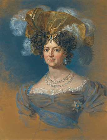 “乔治·道夫之后的玛丽亚·费多罗夫娜太后肖像