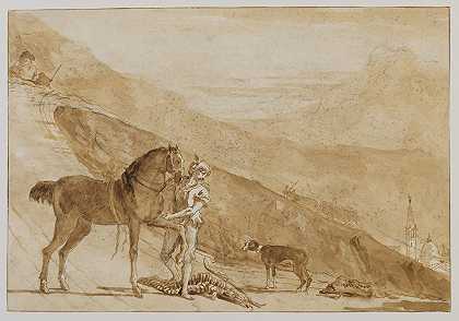 乔瓦尼·多梅尼科·蒂埃波罗的《骑马的风景》