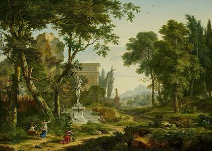 Jan van Huysum的《阿卡迪亚风景》