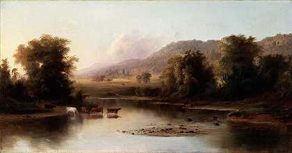 罗伯特·s·邓肯森的《圣安妮河景色》
