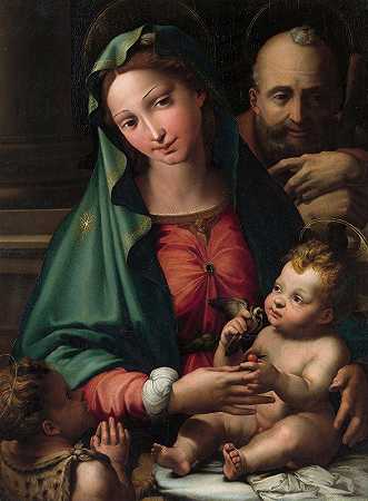 佩里诺·德尔·瓦加（Perino Del Vaga）的《圣婴圣约翰的神圣家庭》（The Holy Family with The Infant Saint John The Baptist）