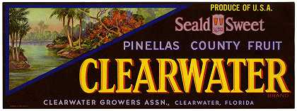 “Clearwater品牌水果标签”