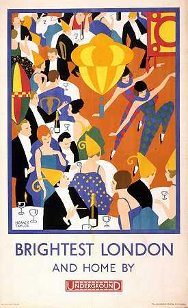 Horace Taylor的《最明亮的伦敦，地铁之家》