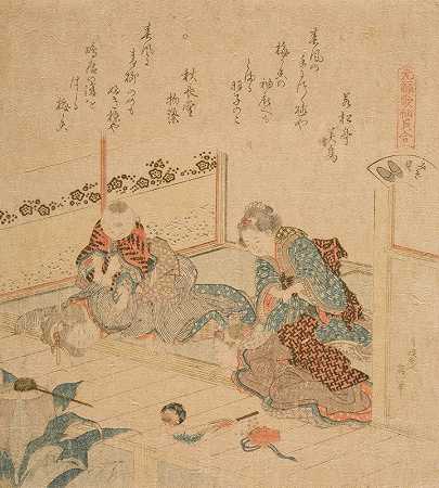 《鲍鱼》作者：Katsushika Hokusai