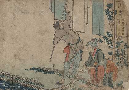《川崎》作者：Katsushika Hokusai