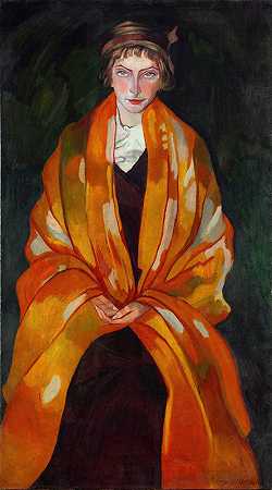 斯坦尼斯瓦夫·伊格纳西·维特基维奇的《尤金妮娅·杜宁·博尔科夫斯卡肖像》
