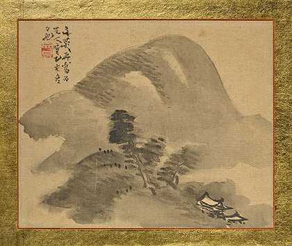 Tani Bunchō的《山地风景》