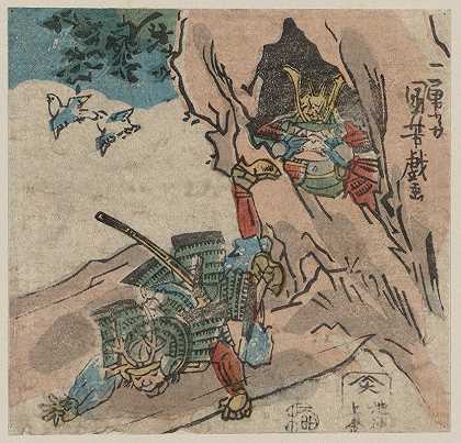 “Ishibashi yama”作者：Utagawa Kuniyoshi