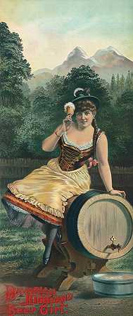 亨利·杰罗姆·席尔的《巴伐利亚高地啤酒女孩》
