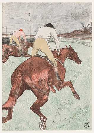 亨利·德·图卢兹·劳特雷克的《骑师》