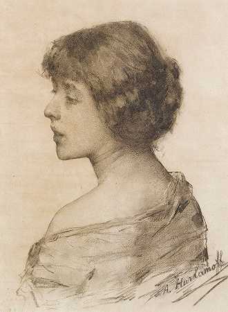 阿列克谢·哈拉莫夫的《一位女士的肖像》
