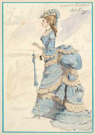 “特伦托尼夫人的服装设计”，珀西·安德森第一幕