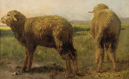 Rosa Bonheur的《草地上的羊》