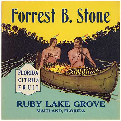 “Forrest B.Stone柑橘标签”
