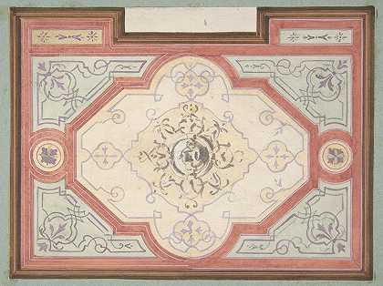 Jules Edmond Charles Lachaise的天花板装饰设计