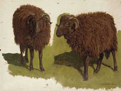 Auguste Bonheur的《黑公羊研究》