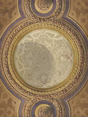 Jules Edmond Charles Lachaise的《Neudeck Païva夫人酒庄穹顶天花板设计》