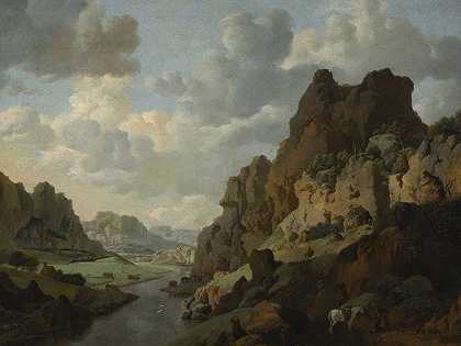 Jan van Aken的《山地风景》