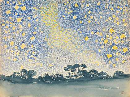 亨利·埃德蒙德·克罗斯的《星光风景》