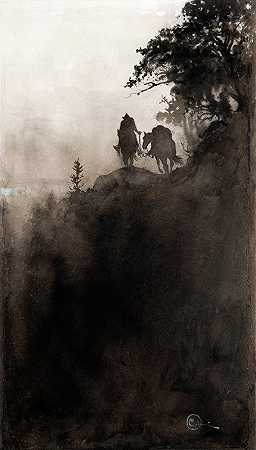 维克托·里德伯格（Viktor Rydberg）卡尔·拉森（Carl Larsson）的《辛戈亚拉，风是我的爱人》插图