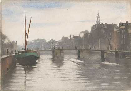 Willem Witsen的《阿姆斯特丹Oude Schans te Amsterdam》