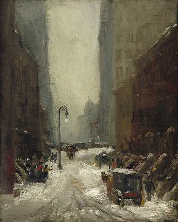 罗伯特·亨利的《纽约的雪》