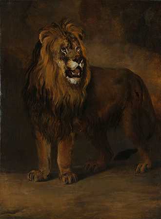 《路易·拿破仑国王动物园的狮子》，1808年，彼得·杰拉尔杜斯·范·奥斯著