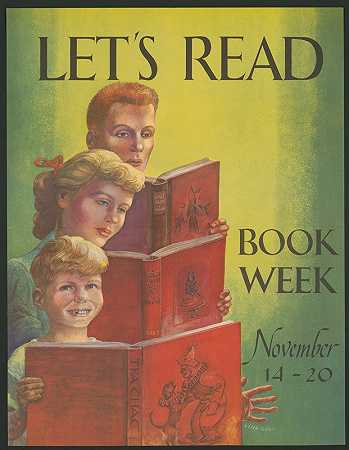 “让我们读一读，11月14日至20日的图书周，作者Lynd Ward