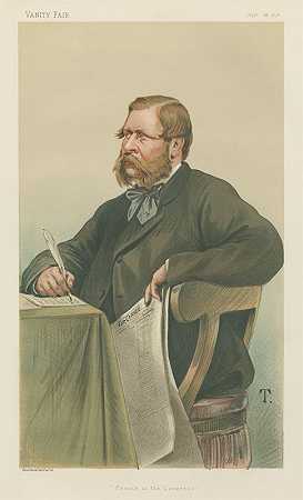 《政客-名利场》，《法国在国会》，威廉·亨利·瓦丁顿先生，1878年9月28日，作者：Théobald Chartran