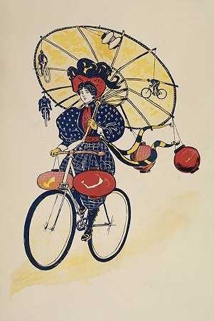 “骑自行车的女人”