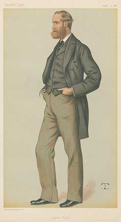 《政客-名利场》，《反租金》，查尔斯·斯图尔特·帕内尔先生，1880年9月11日，Théobald Chartran著