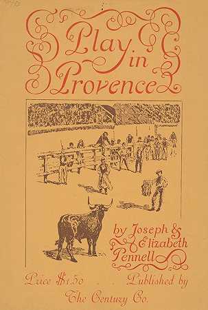约瑟夫·彭内尔（Joseph Pennell）的《以普罗旺斯贡献者的名字》（Play in Provence Contributor Names）