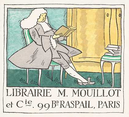 “名片Van Boekhandel M.Mouillot Et Cie Te Paris by Anonymous