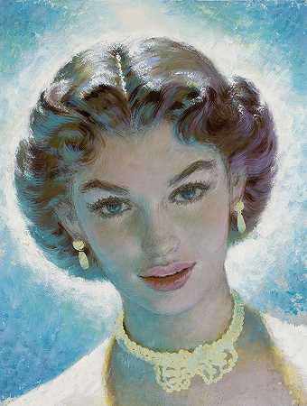 埃德温·格奥尔基的《女士肖像》