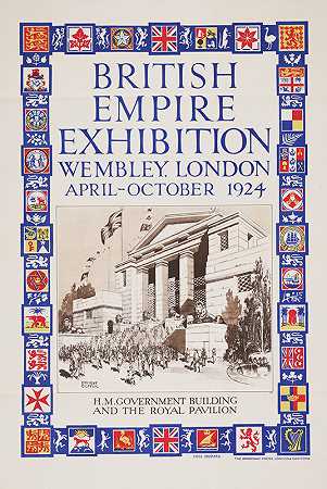“大英帝国展览，伦敦温布利，1924年4月至10月，欧内斯特·科芬