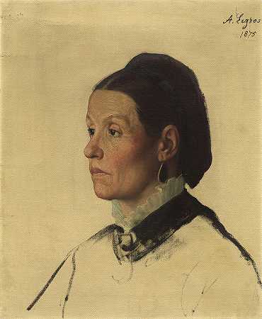 阿尔方斯·勒格罗斯的《女人的肖像》
