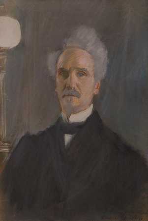 “肖像亨利·罗什福（1830-1913）。保罗·塞萨尔·赫勒