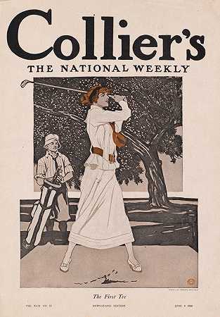 “科利尔”，国家周刊，爱德华·彭菲尔德的第一个发球台