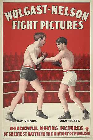 “沃尔加斯特·尼尔森战斗图片拳击史上最伟大战役的精彩动画片。”