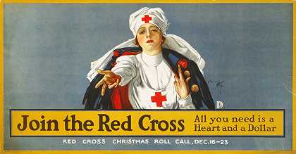 “加入红十字会-你所需要的只是一颗心和一美元”