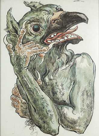 Jan Matejko的《鸟头魔鬼》