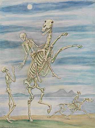 尼尔斯·达德尔的《马背上的骷髅》
