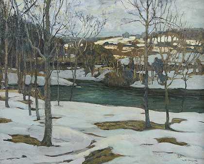 沃尔特·埃尔默·斯科菲尔德的《雪河》