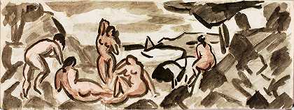 卡尔·纽曼的《裸体女团》