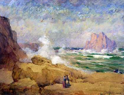 威廉·亨利·霍姆斯的《加利福尼亚海岸》